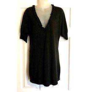NY & Co Black V-neck Sweater Dress or Tunic